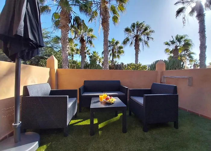 Brightblue Oasis By Sea There Fuerteventura